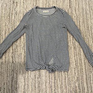 Striped madewell longsleeve shirt